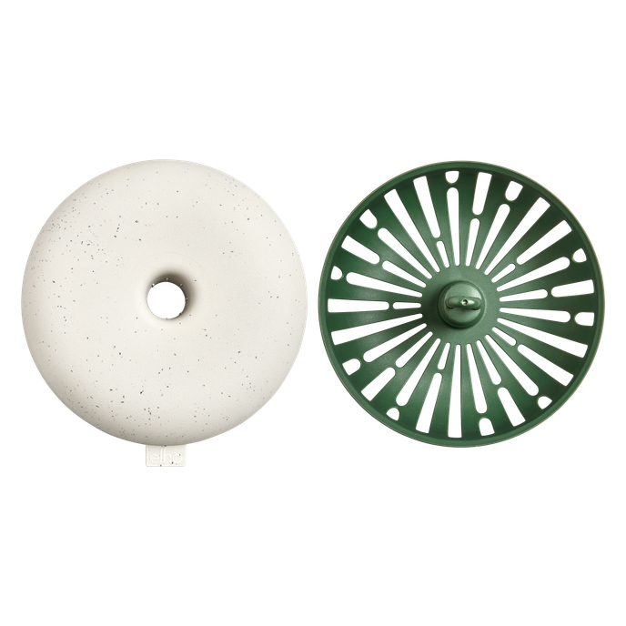 essential feeder bowl 16cm leaf green
